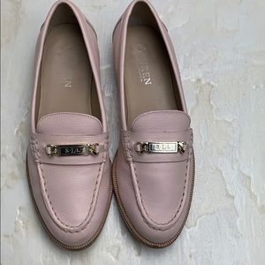 Ralph Lauren leather blush loafers